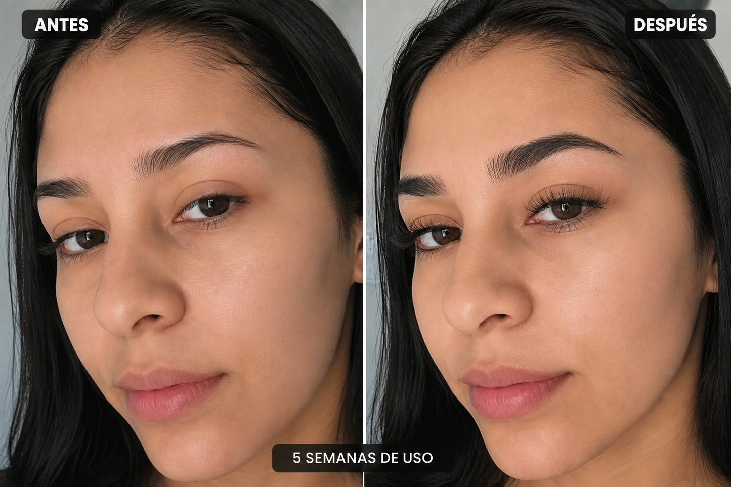 Aumenta el tamaño de tus cejas y pestañas en 5 semanas